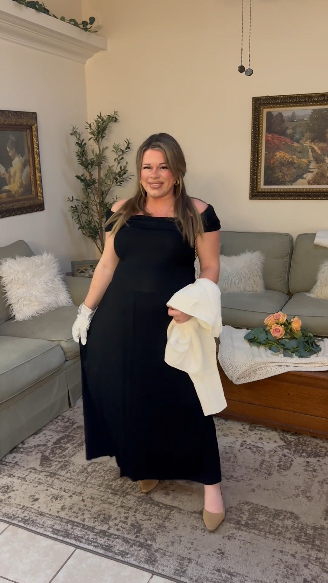 Went to see a musical at our local performing arts center here in Tampa Florida and saw Michael Jackson the musical. Added a white glove to my black off the shoulder maxi dress at 36 weeks pregnant to complete my Michael Jackson look.

#LTKFindsUnder50 #LTKStyleTip #LTKBump