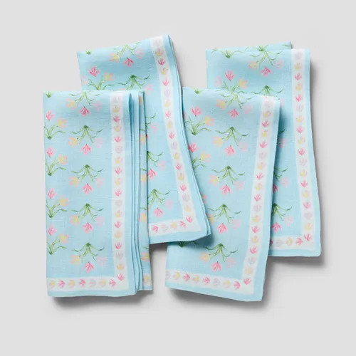 Sur La Table Easter Tulip Napkins, Set of 4 | Sur La Table