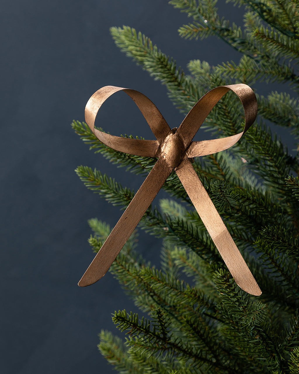 Brass Bow Clip Ornament | McGee & Co.