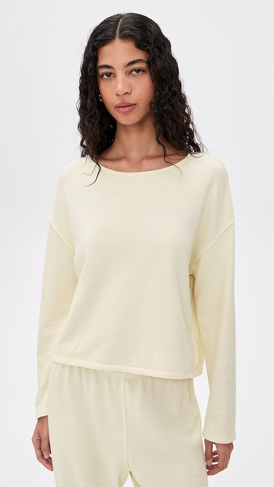 Briana French Terry Long Sleeve Tee | Shopbop