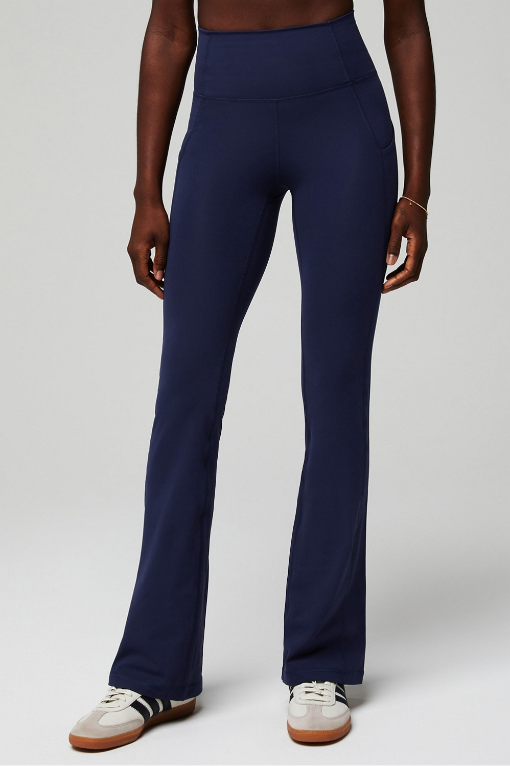 Oasis PureLuxe High-Waisted Pocket Kick Flare | Fabletics - North America