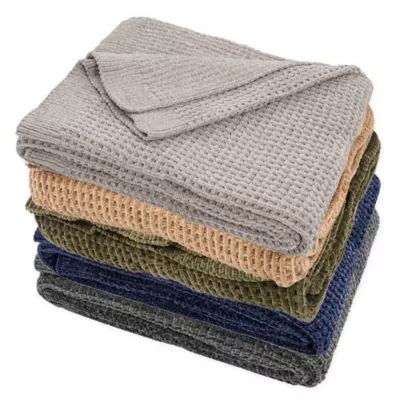 Amor Chenille Knitted Throw Blanket | Bed Bath & Beyond | Bed Bath & Beyond