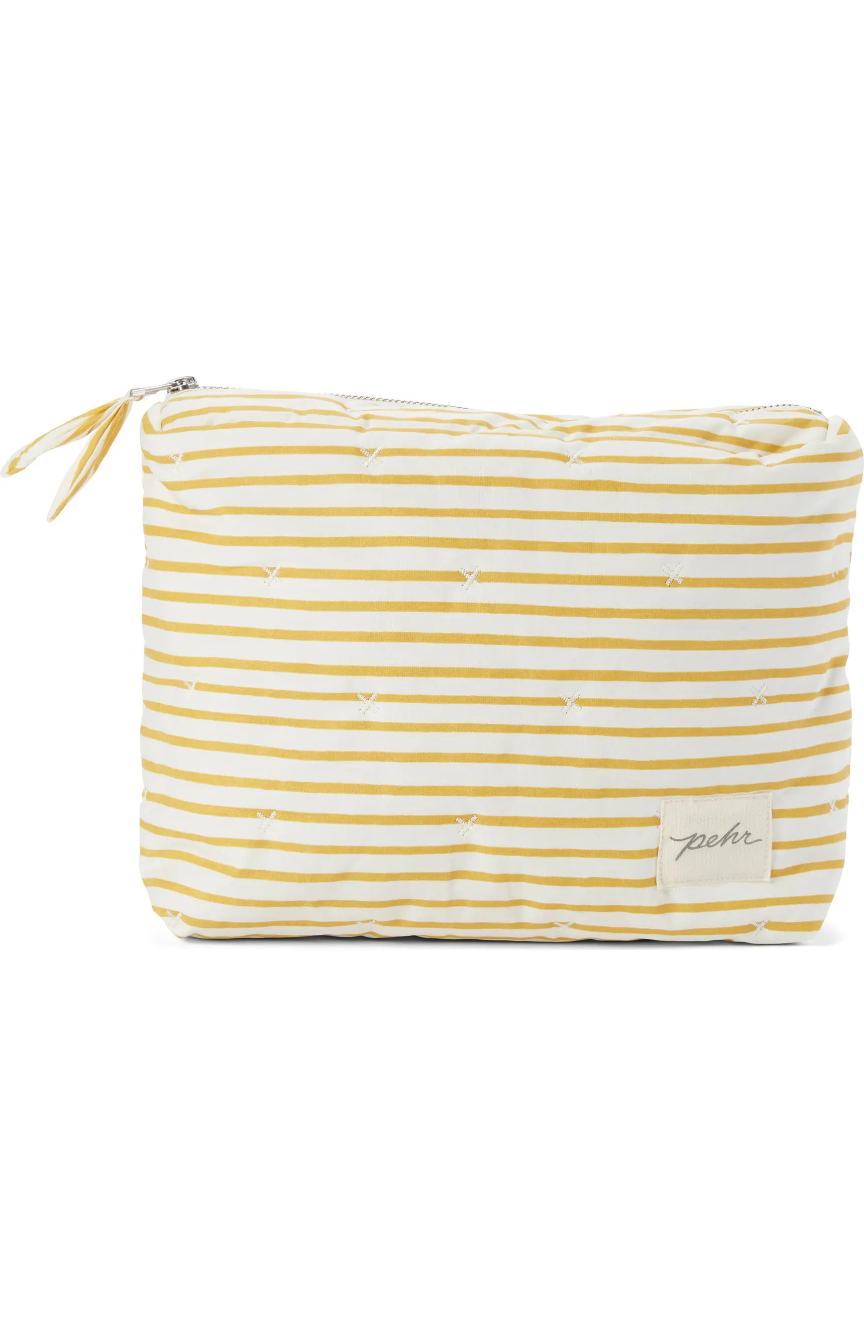Water Resistant Coated Organic Cotton Pouch | Nordstrom