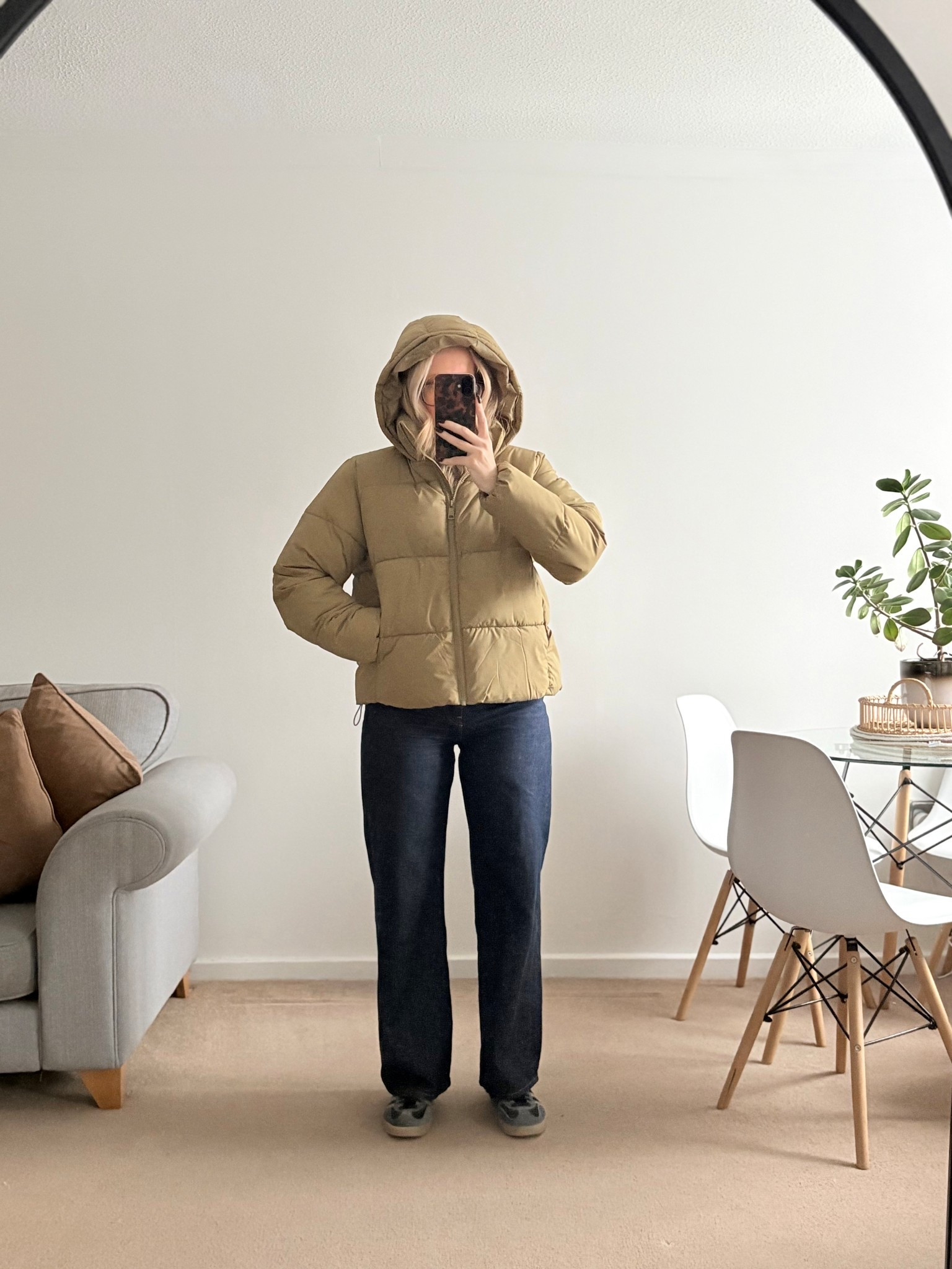 I didn’t need another coat but I loved the colour on this puffer. I’ve sized up one size. 

#LTKuk #LTKwinter #LTKjeans