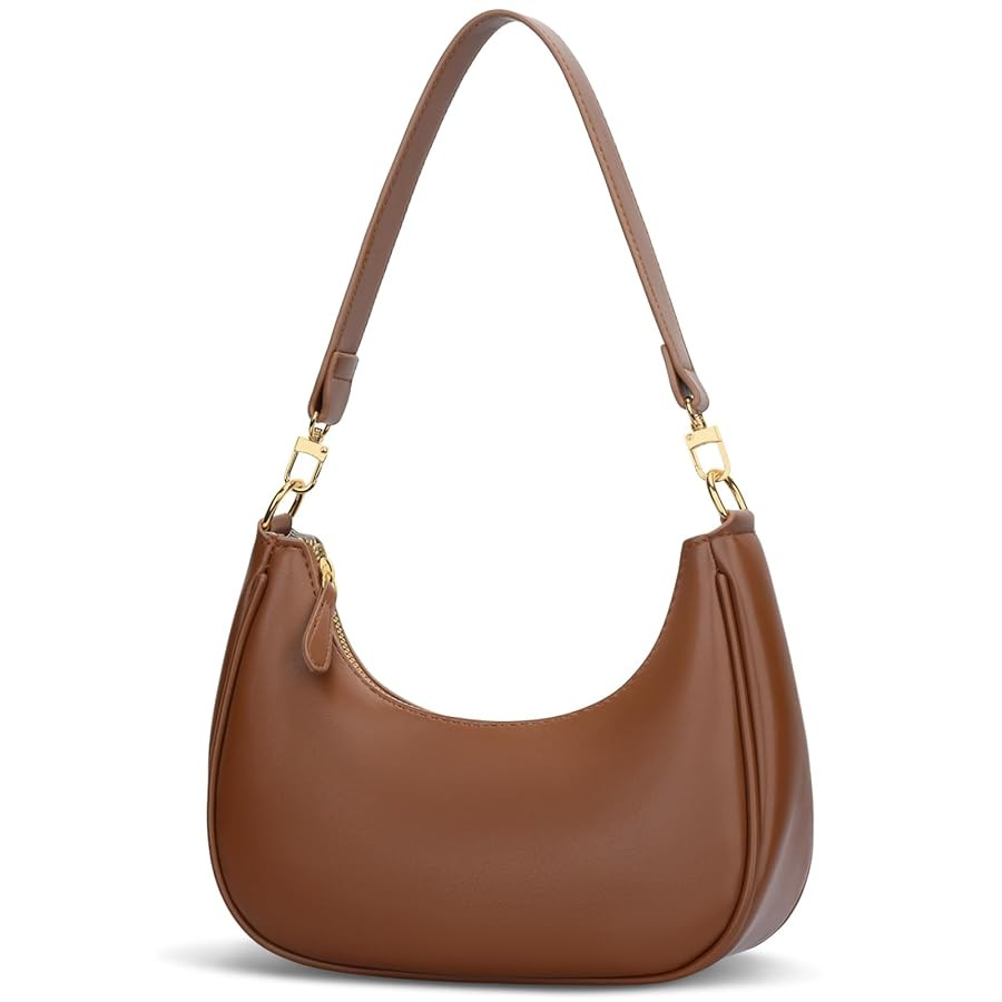 KKXIU Shoulder Bag for Women Small Purse Cute Clutch Hobo Handbag Trendy Crescent Bag | Amazon (US)