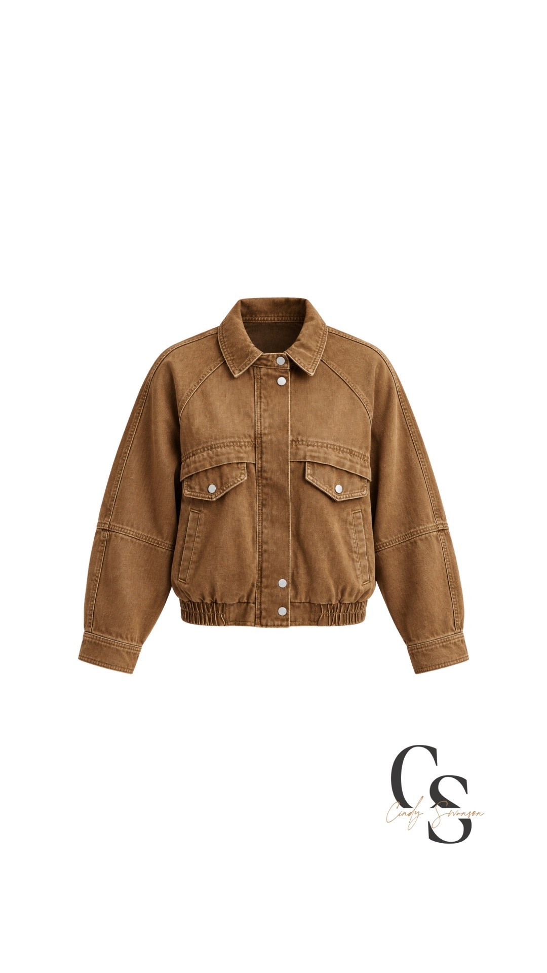 One of my best-selling Target finds! This brown denim bomber jacket is such a great layering piece for fall. I love the rich, warm color and the classic jacket style that makes even a simple outfit feel a little more polished.

I’d wear it with a cream sweater, straight-leg jeans, and ankle boots for an easy fall outfit, or layer it over a simple tee with black jeans and sneakers for weekend errands. It’s a versatile piece you can reach for throughout the season!