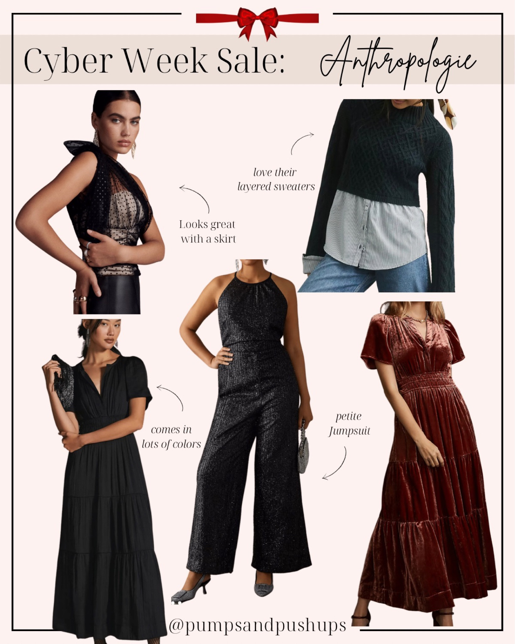 30% off Anthropologie 

Petite xxs in the dresses and tops 

#LTKHoliday #LTKSeasonal #LTKCyberweek