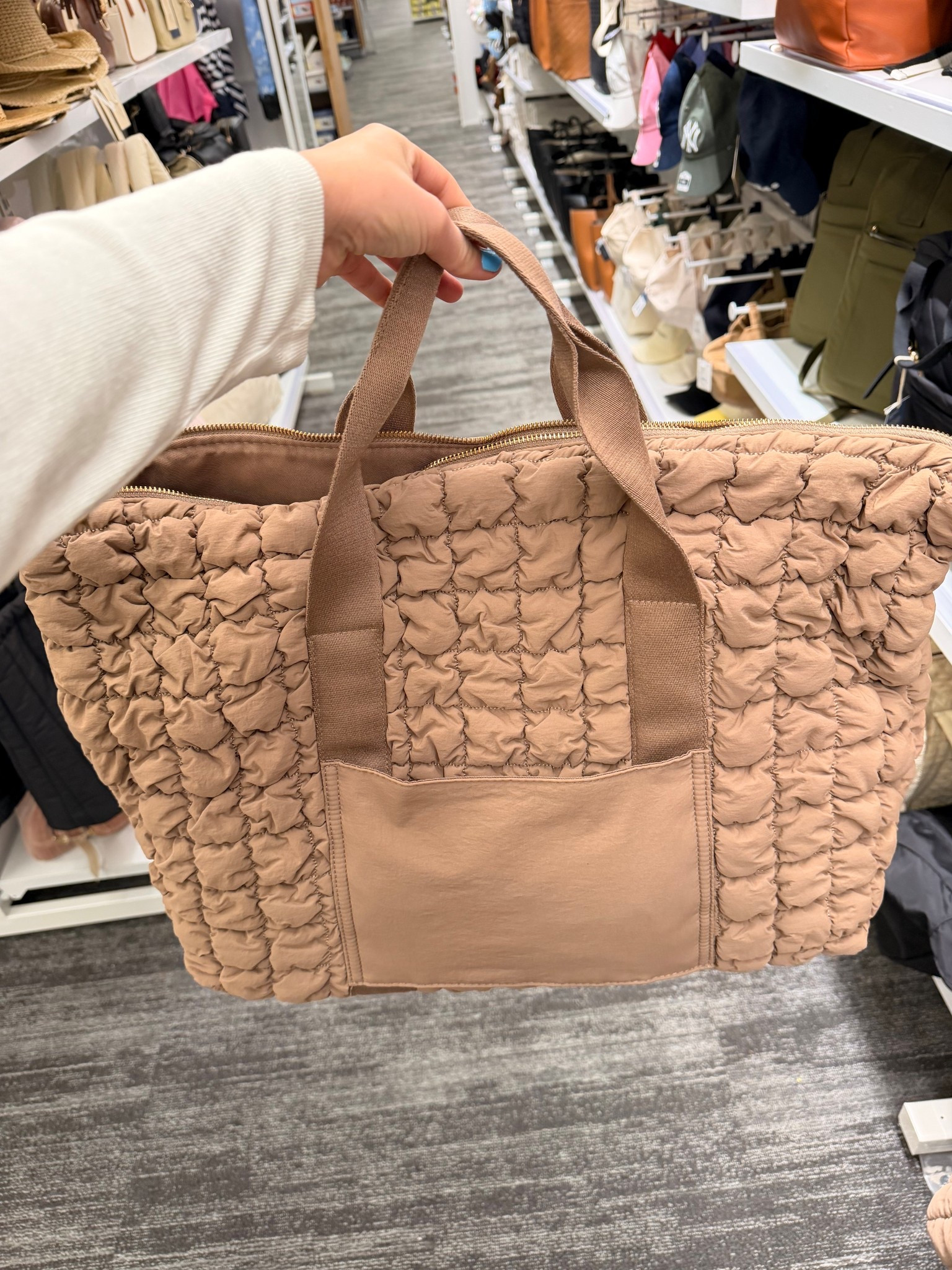 This bag is EVERYTHING. The color, the fabric, the size yes please #target

#LTKActive #LTKWorkwear #LTKTravel