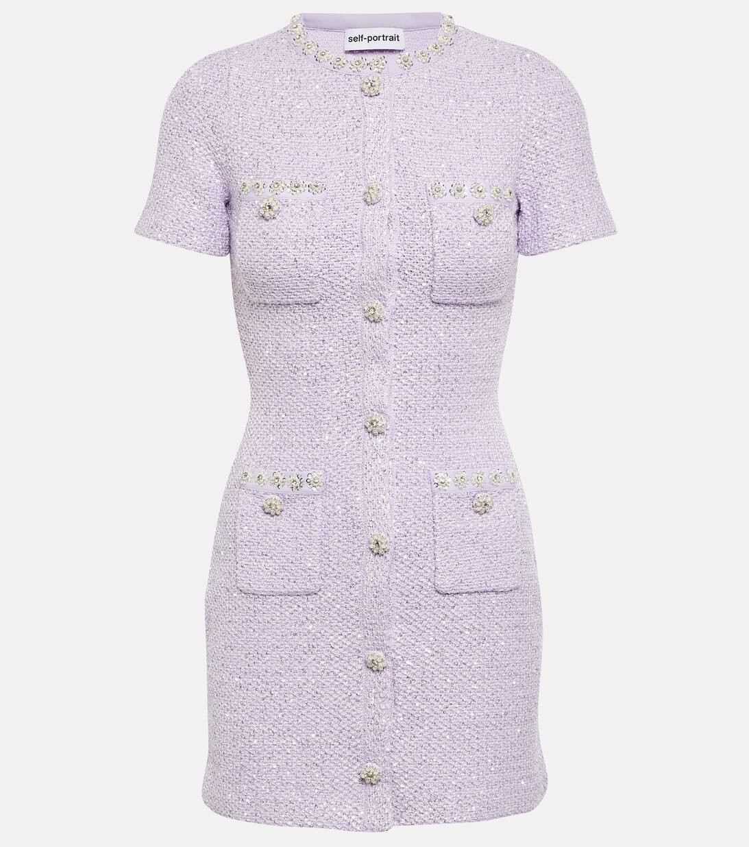 Embellished knit minidress | Mytheresa (US/CA)