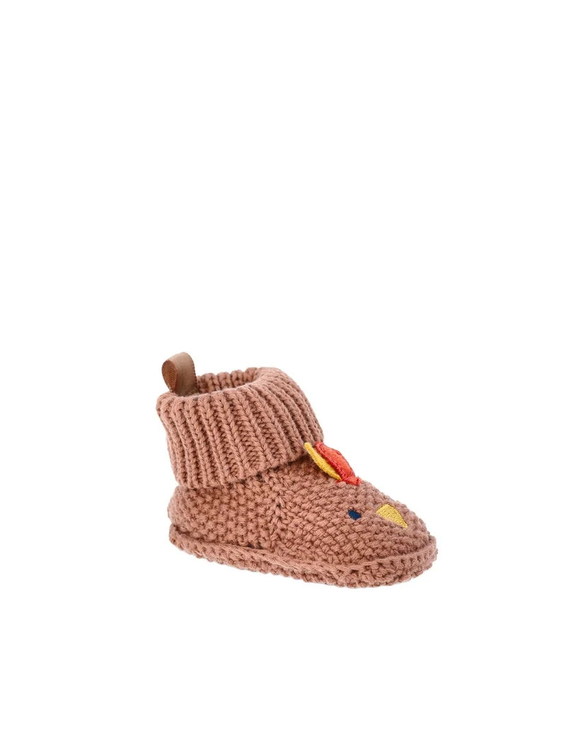 Carter's Child of Mine Baby Boys or Girl Knit Turkey Graphic Booties, Sizes 0-12 Months | Walmart (US)