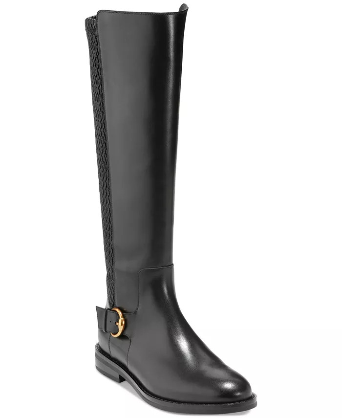 Women's Clover Stretch Side-Buckle Riding Boots | Macy's