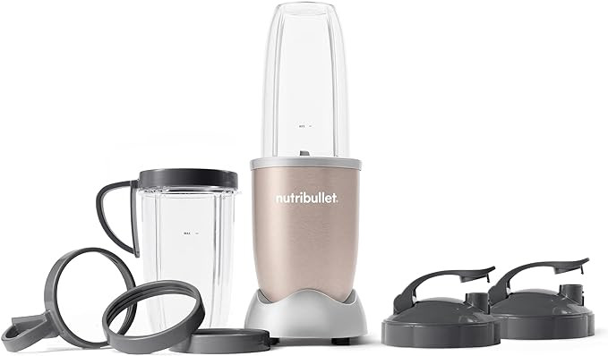 nutribullet Pro 900 Watt Personal Blender - 13-Piece High-Speed Blender/Mixer System, Champagne | Amazon (US)