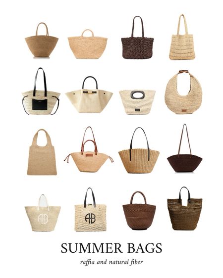 Summer Raffia and Natural Bags

#LTKGiftGuide #LTKitbag #LTKstyletip