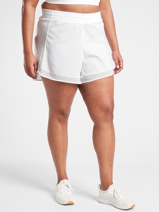 Mesh Racer Run Short 4" | Athleta