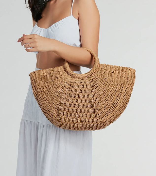 Stylish Destination Straw Tote Bag | Windsor Stores