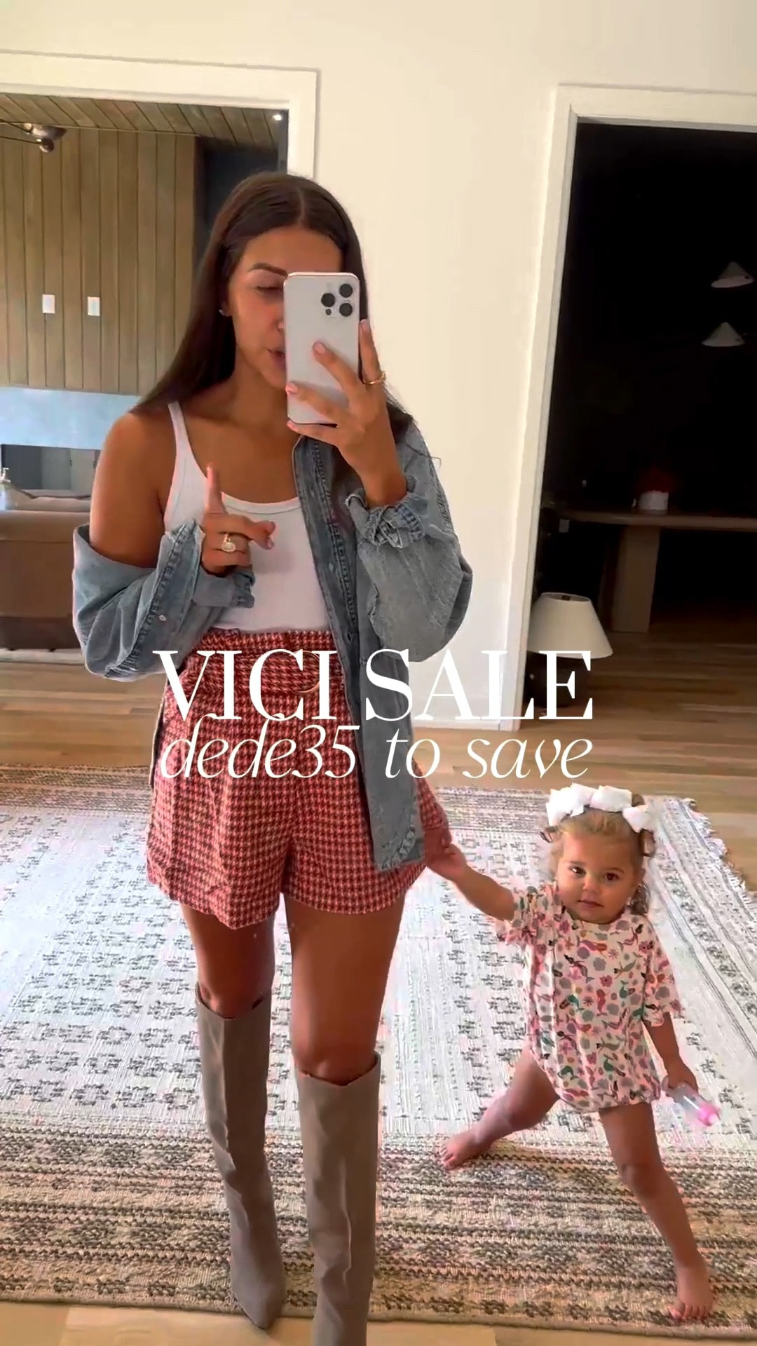 Shorts: small
Shacket:small
Code: DEDE30 for 30% off in store & SITEWIDE at VICI! 


vici sale, sale alert, vici, fall styles, early fall sale, early fall styles, summer to fall transitional outfits, tall boots, style tip, Dede Raad, Dress Up Buttercup

#LTKxVICI #LTKFindsUnder100 #LTKSaleAlert