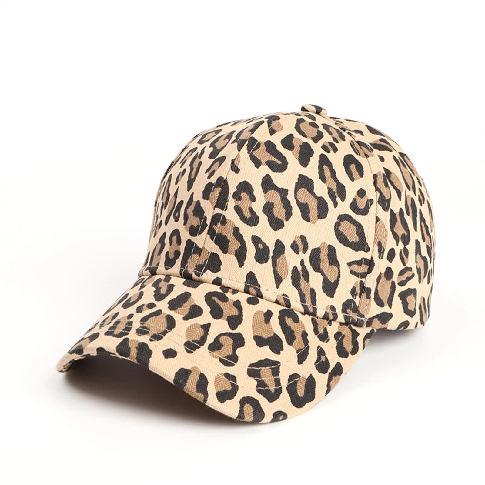 HaoXianJianUnisex Hats Baseball Caps Leopard-Print Adjustable Ballcap Breathable Run Hat Classic ... | Walmart (US)