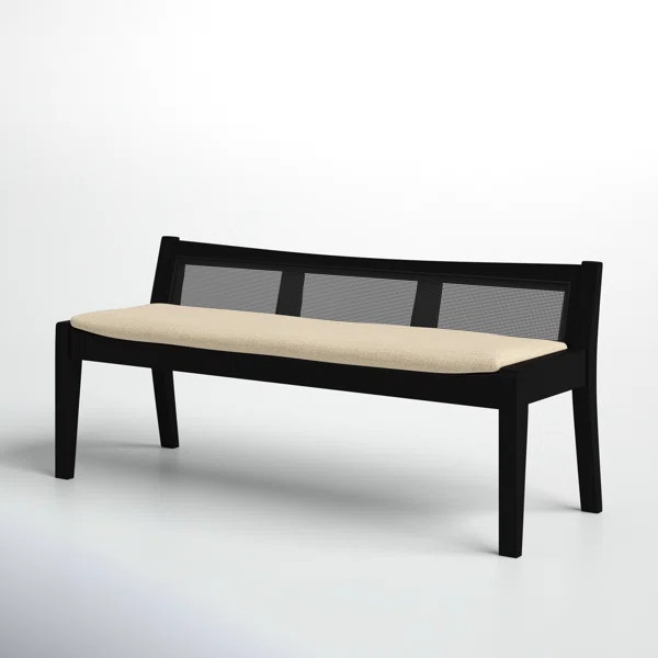 Donner Cane Back Cushioned Bench | Wayfair North America