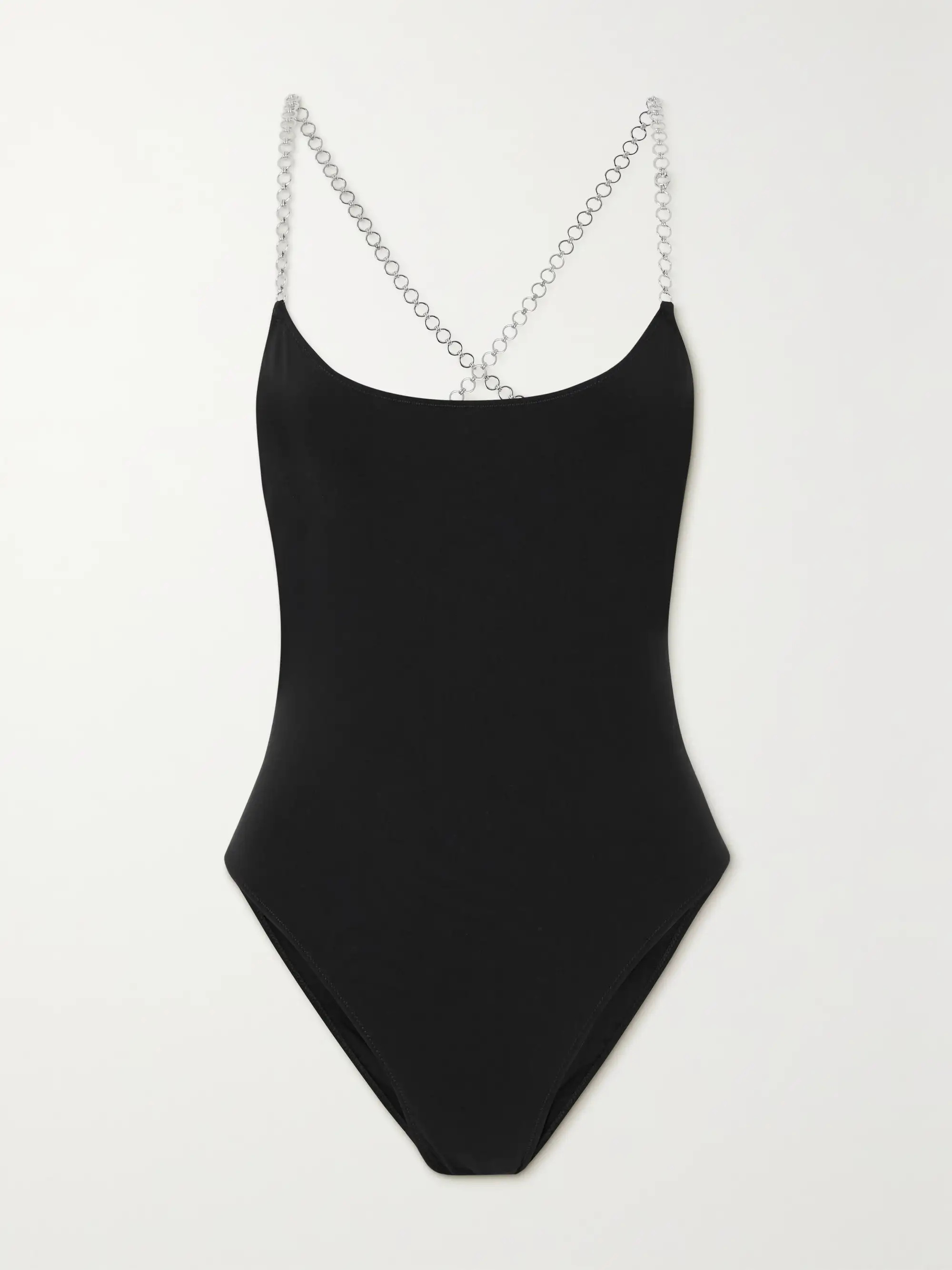+ NET SUSTAIN Uno chain-embellished swimsuit | NET-A-PORTER (UK & EU)