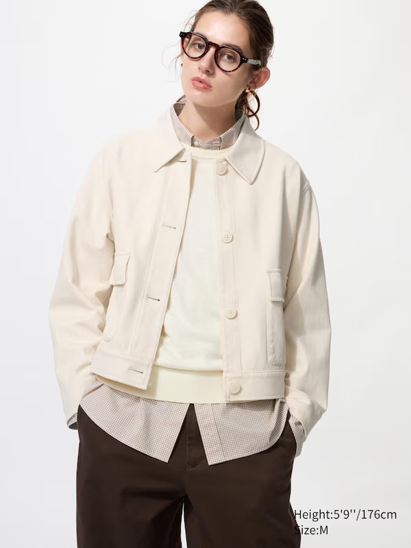 Jersey Relaxed Jacket | UNIQLO (UK)