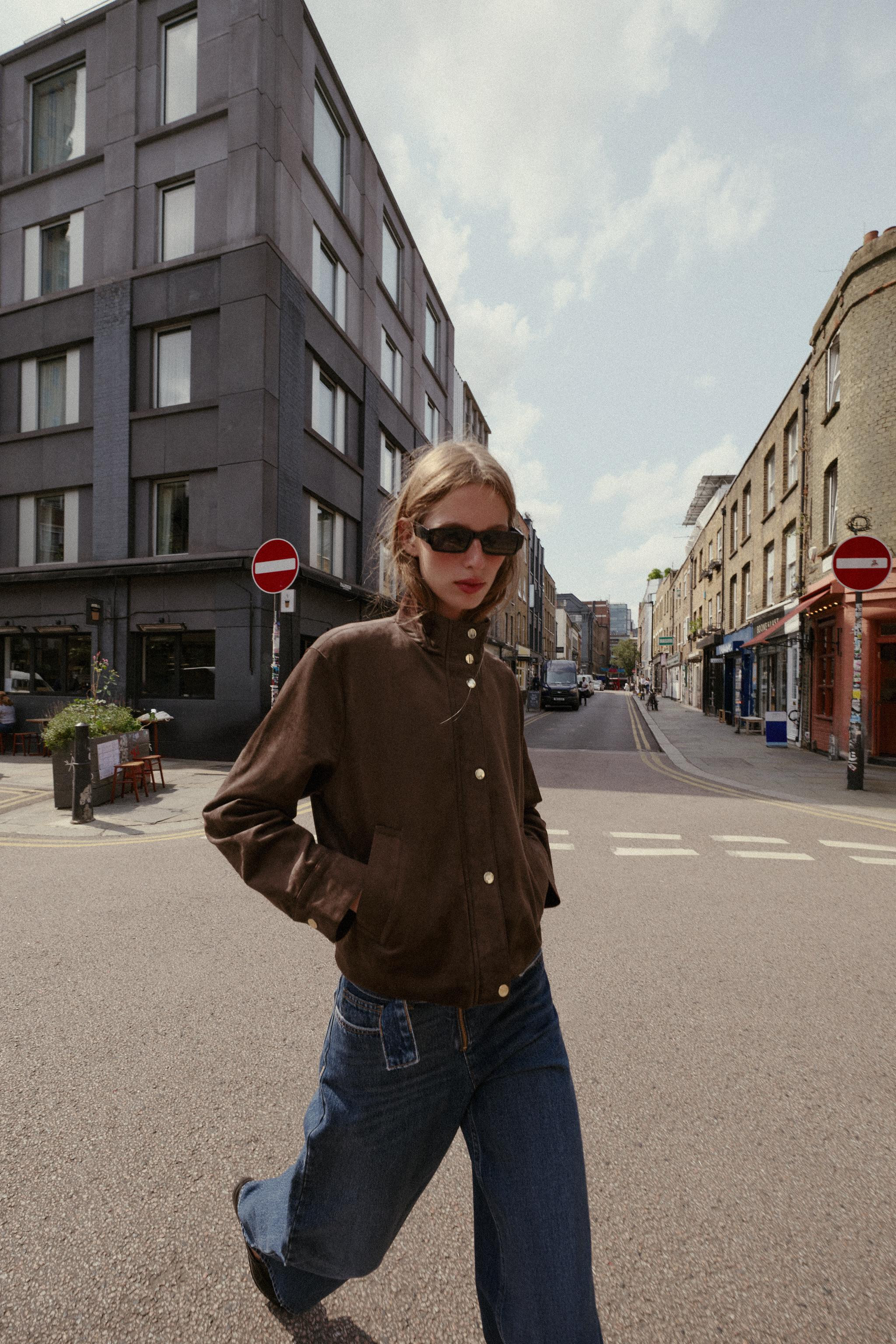 FAUX SUEDE JACKET | Zara US