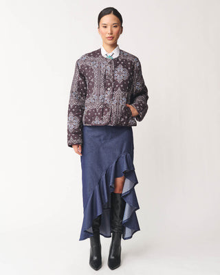 Beatriz Quilted Paisley Jacket | Benaar La