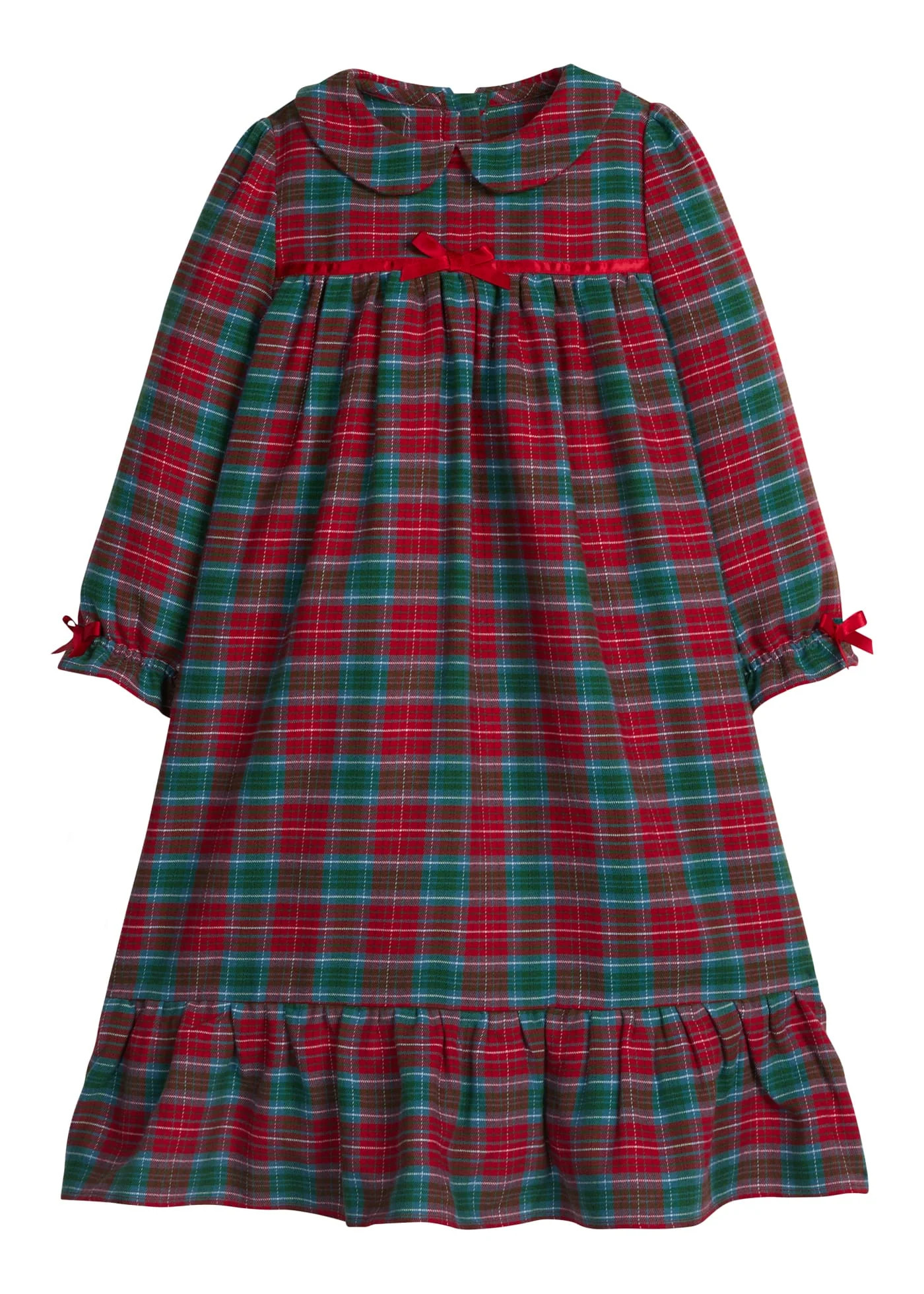 Classic Nightgown for Girls - Highlands Tartan for Christmas | Little English