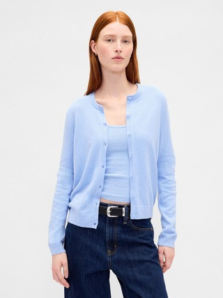 CashSoft Crop Cardigan | Gap (US)