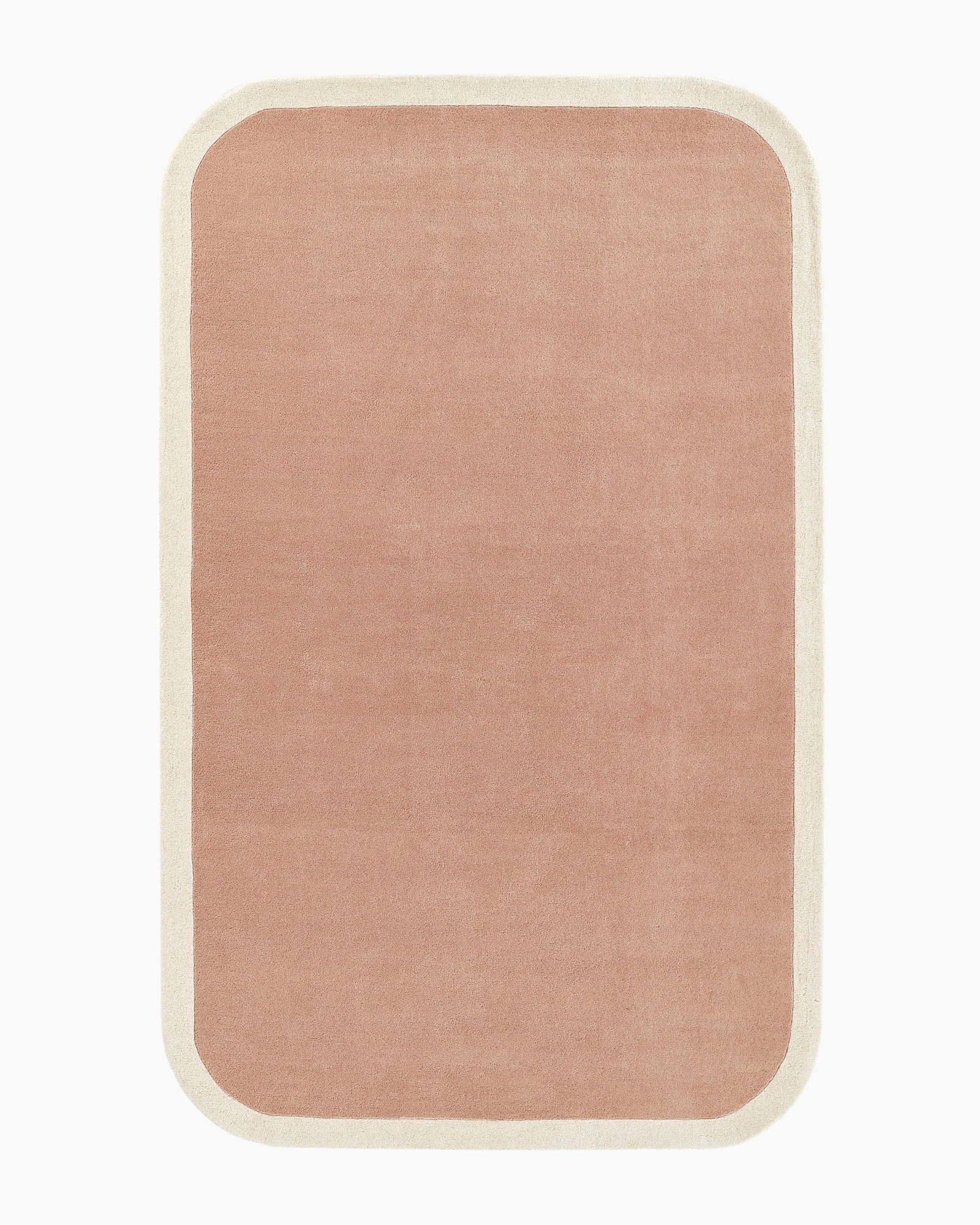 Quince Colorful Curves Hand-Tufted Rug in Pink, Size 5' x 8', Wool | Quince