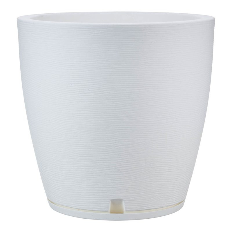 White Amsterdam Outdoor Planter, Large | At Home