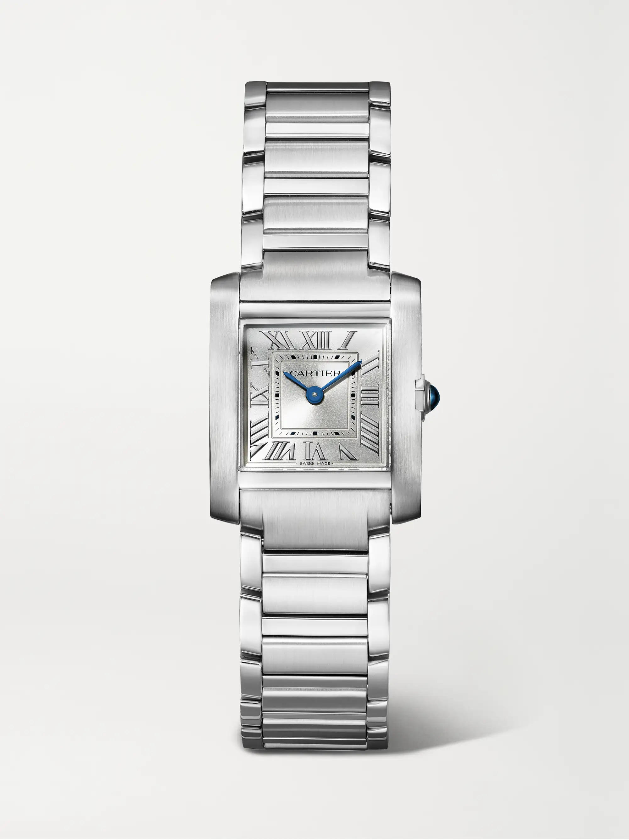 Tank Française 25.7mm small stainless steel watch | NET-A-PORTER (UK & EU)