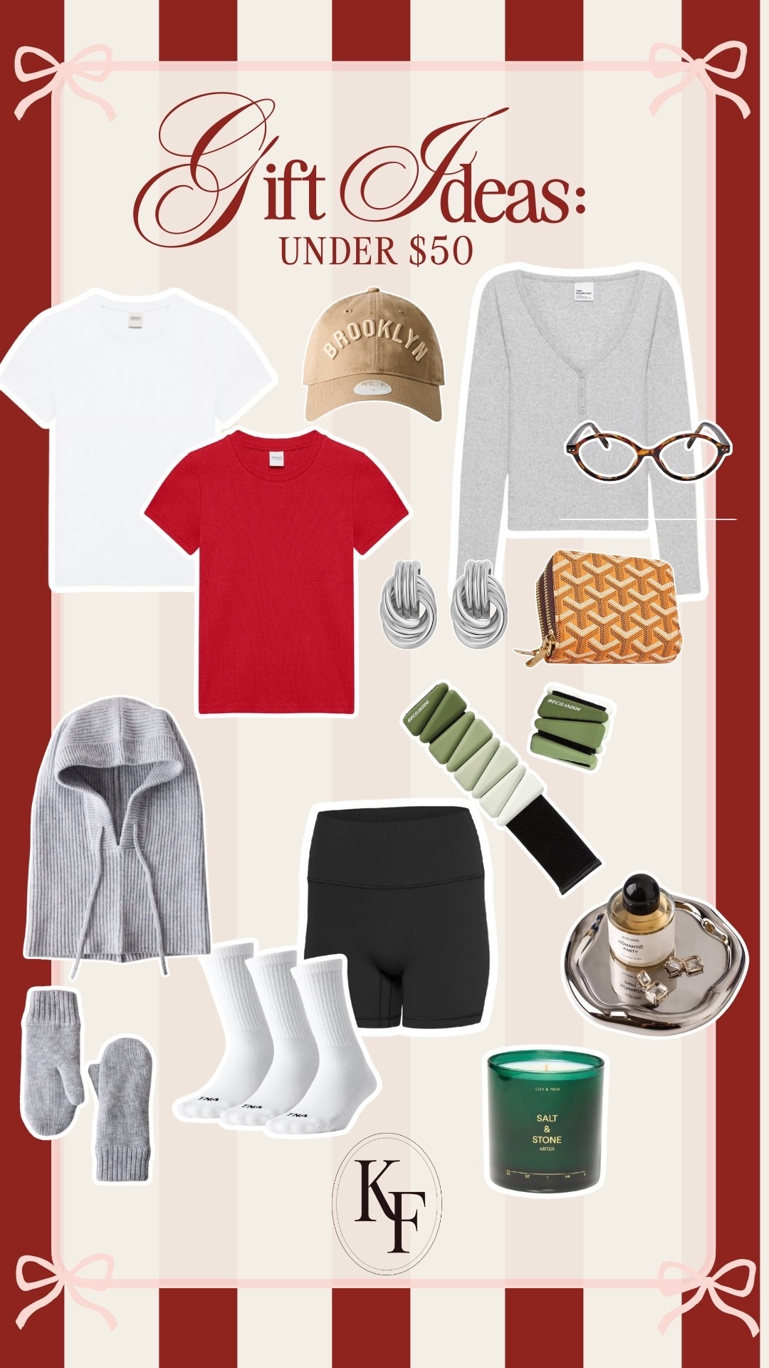 Gift ideas under $50!

Included my fave ribbed tshirt, ribbed henley, buttery soft biker shorts, silver jewelry dish, hand wrist waits, designer lookalike wallet and blue light glasses

#LTKHoliday #LTKGiftGuide #LTKFindsUnder50