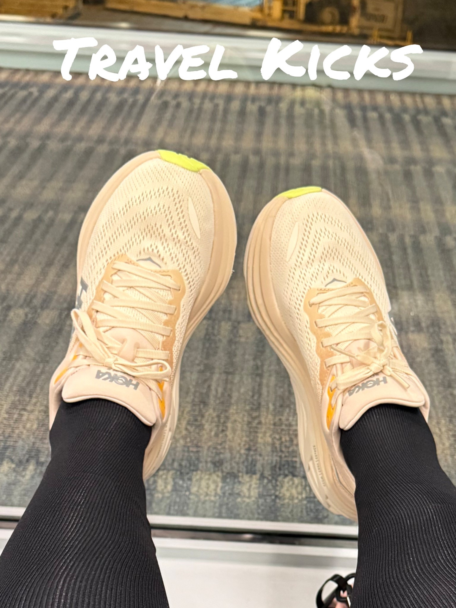 The best Sneaker, not only for working out, but also traveling #Hoka 

#LTKvlog #LTKfitnessgoals #LTKTravel