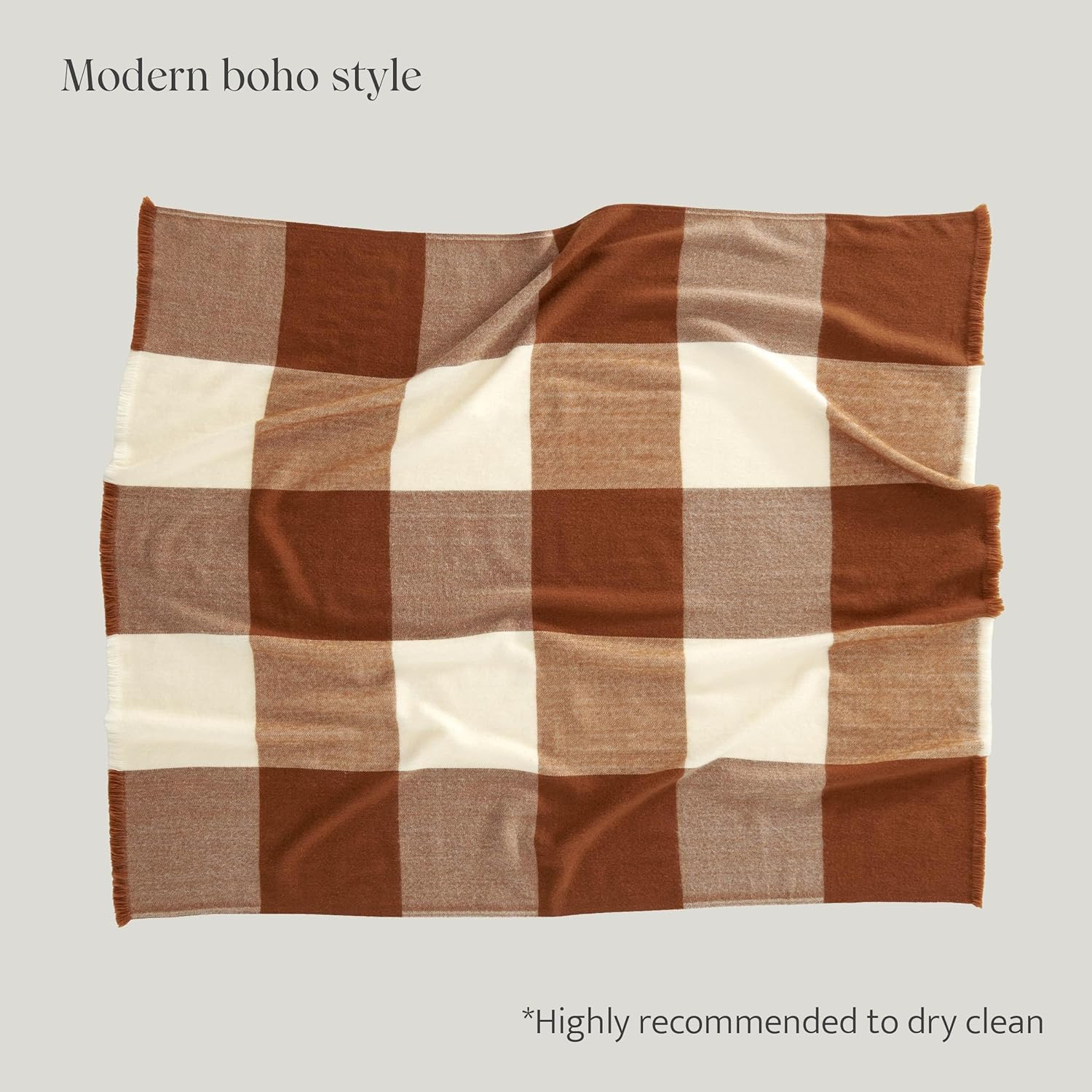 Double Stitch by Bedsure Alpaca Wool Throw Blanket - Soft Warm Blanket for Couch - Luxury Decorat... | Amazon (US)