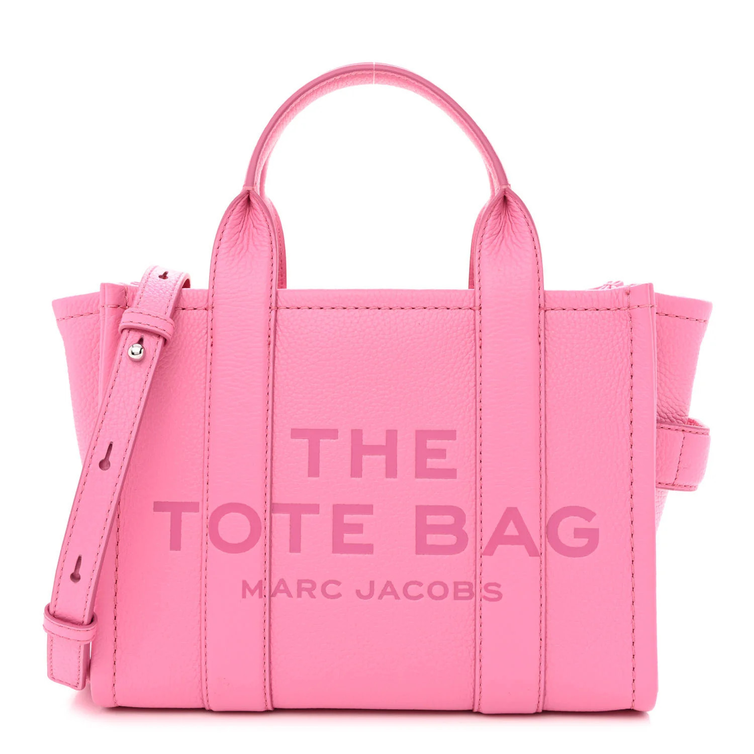 Grained Calfskin Mini The Tote Bag Candy Pink | FASHIONPHILE (US)