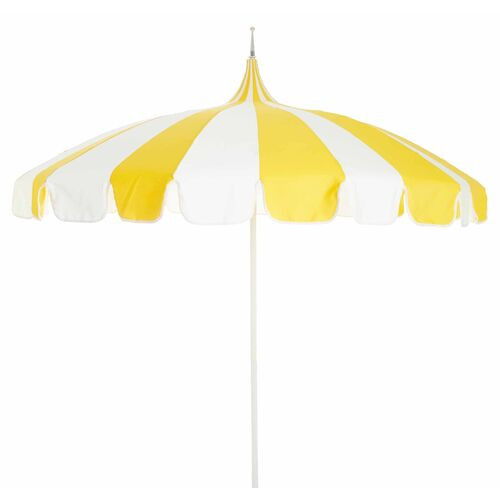 Aya Pagoda Two-Tone Patio Umbrella, Sunbrella | One Kings Lane
