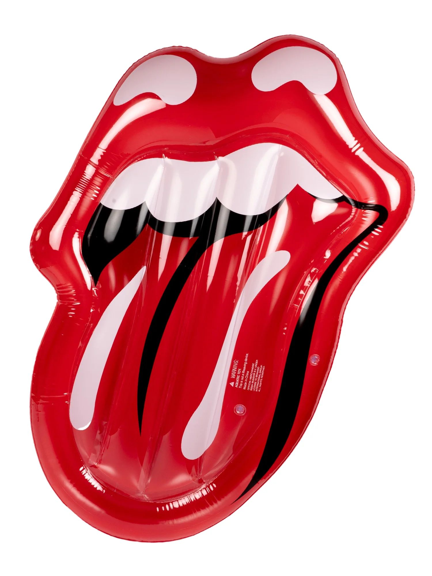 Rolling Stones 48" x 75" Inflatable Swim Tube Mouth Pool Raft Float, Adult Unisex | Walmart (US)