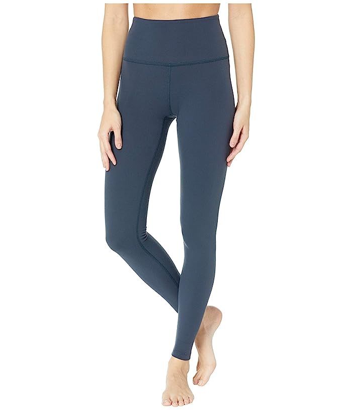 Beyond Yoga High Waisted Long Leggings (Nocturnal Navy) Women's Casual Pants | Zappos