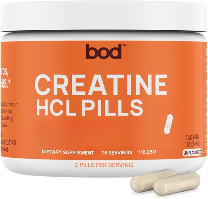 Creatine HCL Capsules – 150 Pills | Creatine Hydrochloride Supplement for Men & Women | Easy-to... | Amazon (US)