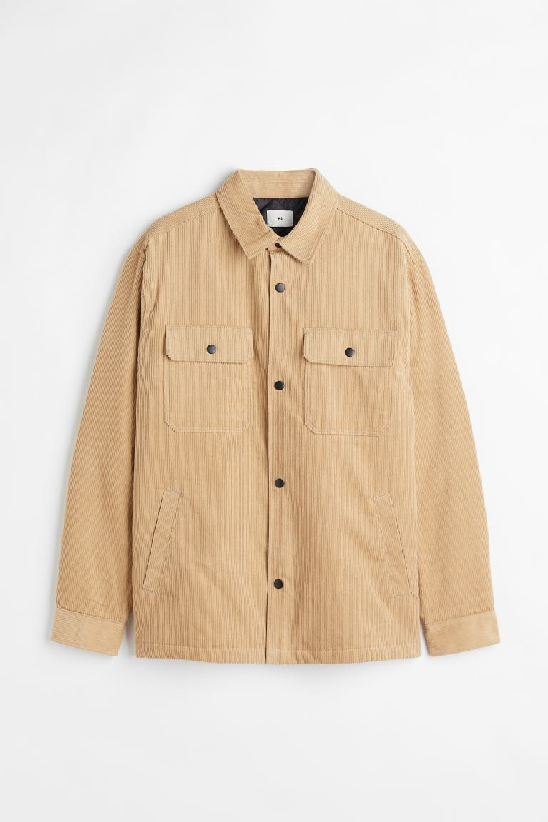 Relaxed Fit Corduroy overshirt | H&M (UK, MY, IN, SG, PH, TW, HK)