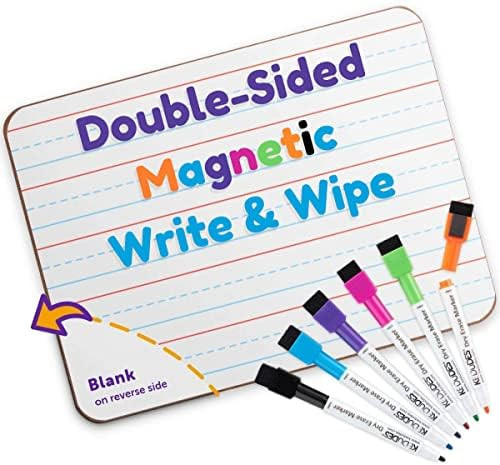 Quality Ruled Dry Erase Lapboard – Double-Sided Magnetic Whiteboard with Lines and Blank Surfac... | Amazon (US)