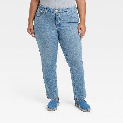 Women's Mid-Rise 80's Slim Fit Jeans - Universal Thread™ Medium Wash 30: Cotton Denim, Ankle Length, Stretch Fabric, Fly Button Closure | Target