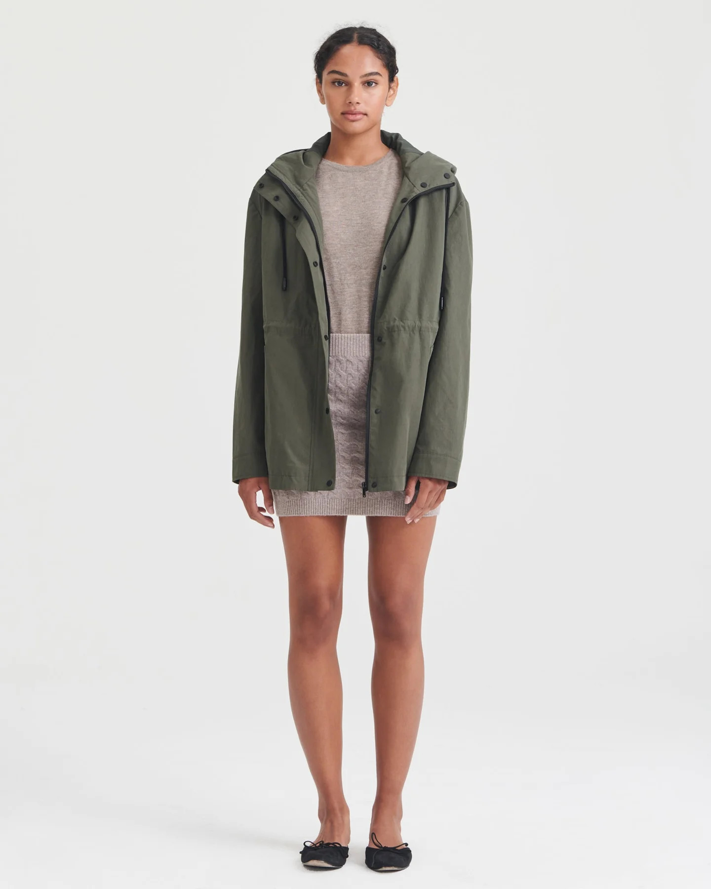 Hooded Raincoat with Removable Lining | NAADAM