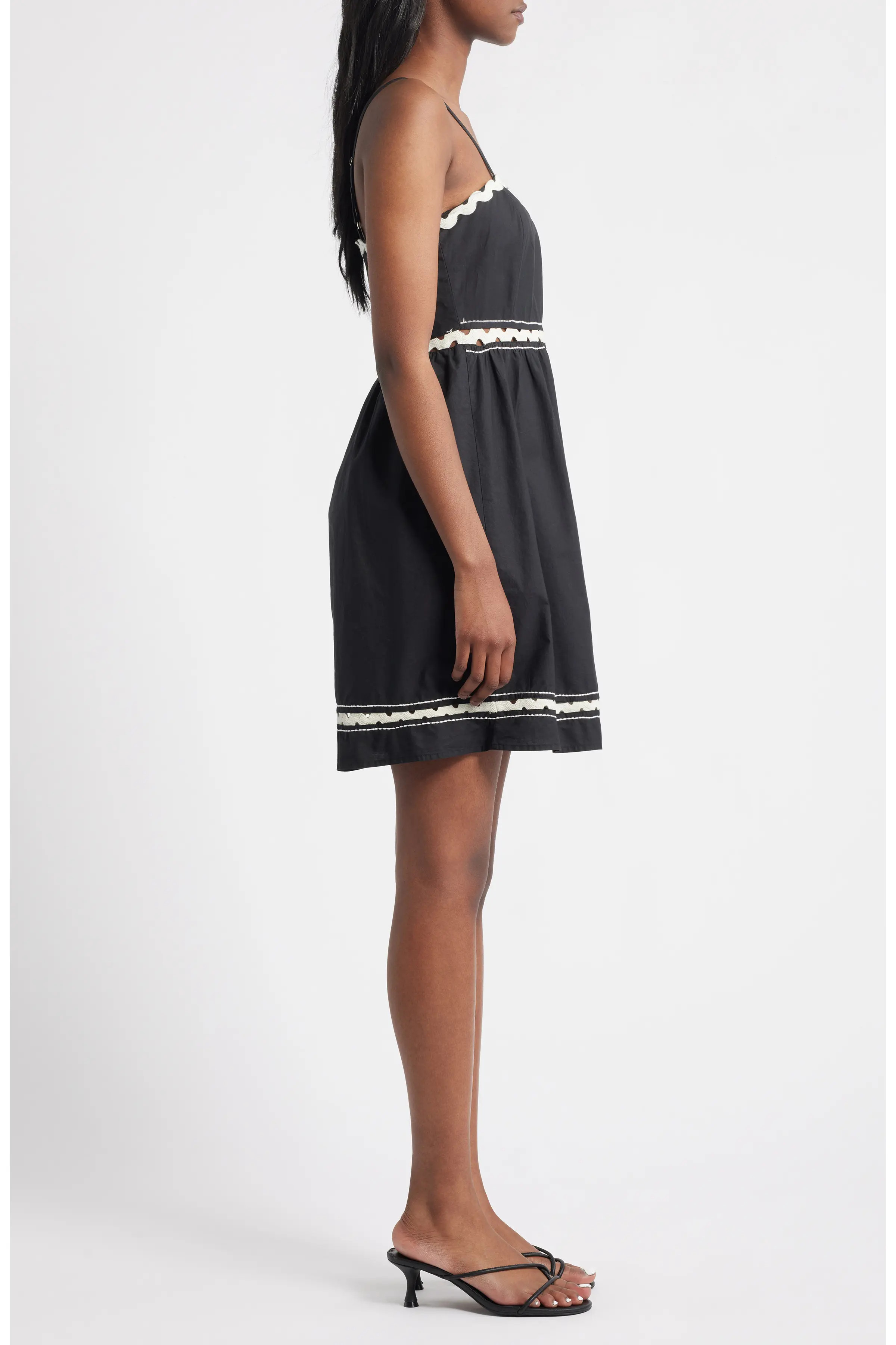 Rickrack Fit & Flare Minidress (Women) | Nordstrom | Nordstrom