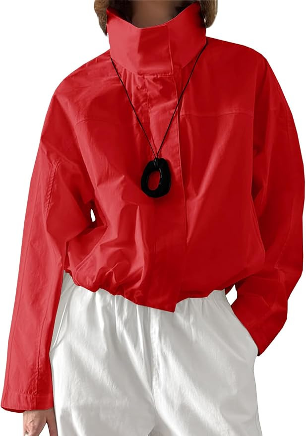 Womens Casual Lightweight Jackets Hooded Windbreaker Jacket | Amazon (US)