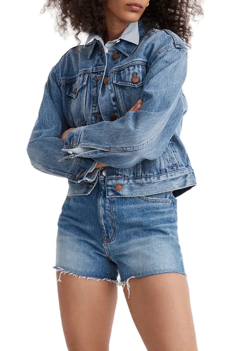Madewell Crop Denim Trucker Jacket | Nordstrom | Nordstrom
