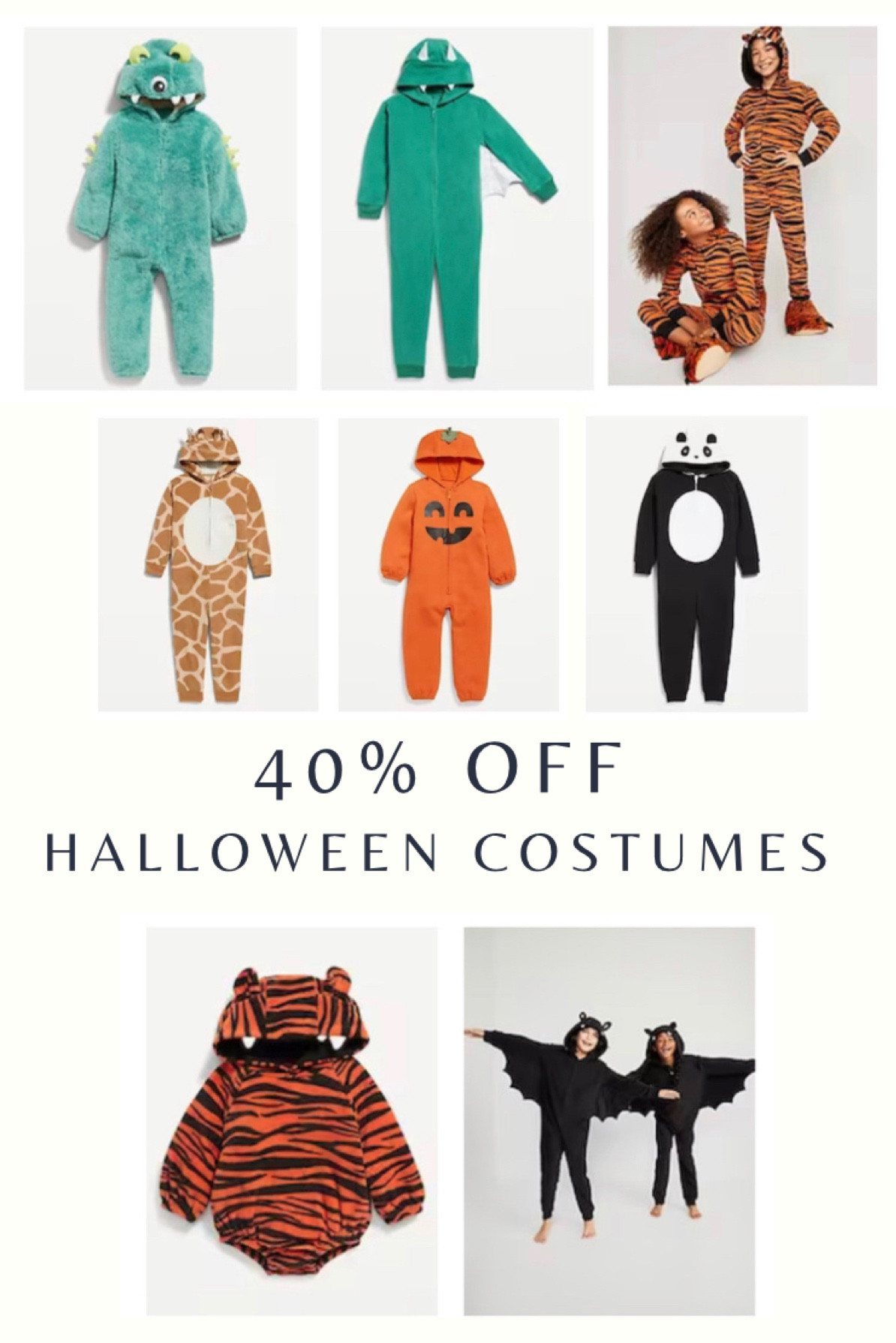 40% off Halloween costumes at Old Navy!

#LTKkids #LTKsalealert #LTKSale