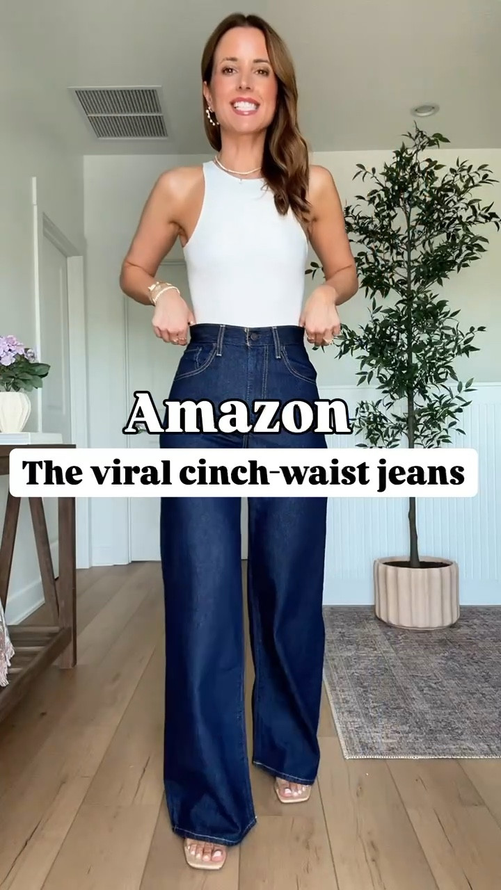 Amazon Levi waist jeans that eliminate the waist gap! Wearing sz 24 in color ‘invested indigo and ‘reign of the rinse’. Perfect for date night + the office + a concert, etc. runs a little long - I need a heel with these and I am 5’3. Date night outfit. Spring outfit. Summer outfit. Concert outfit. Elevated casual. Vacation outfit. Travel outfit.

#LTKPetite #LTKootd #LTKgrwm