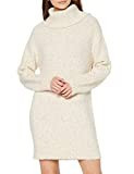 find. Women's Long Sleeve Turtleneck Sweater Dress, Beige, 00-0 | Amazon (US)
