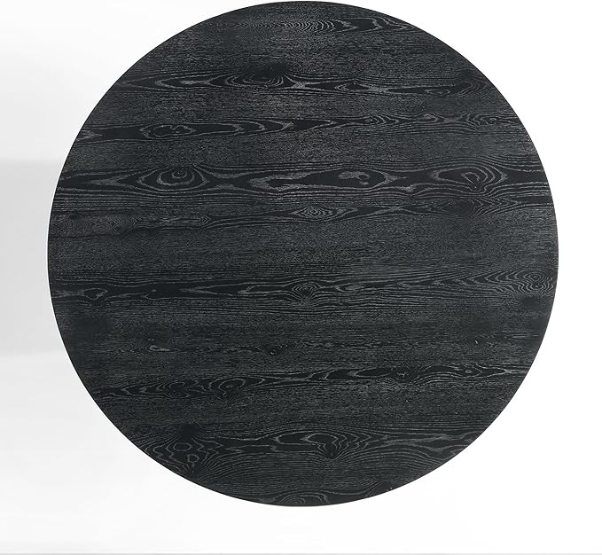 47" Round Dining Table for 6, Mid-Century Modern Round Kitchen Table for 4-5 People, Dining Table... | Amazon (US)